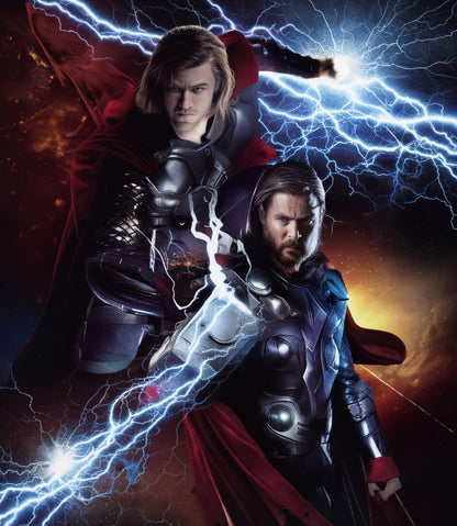 Póster 3D de Superhéroes