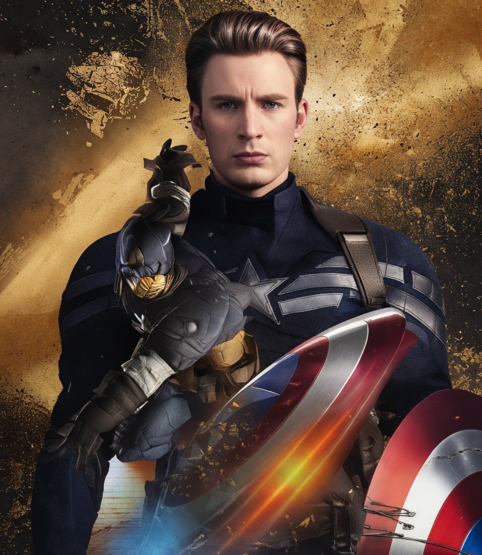 Póster 3D de Superhéroes
