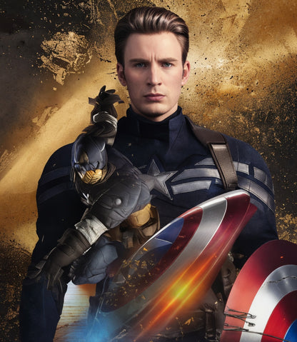 Póster 3D de Superhéroes